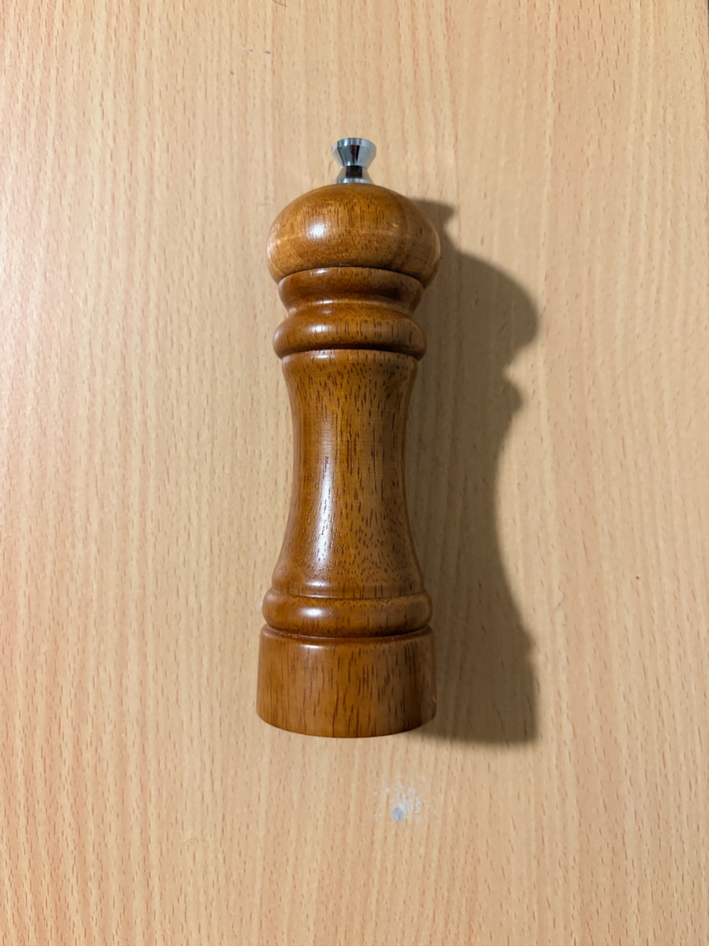 Vintage Williams Sonoma Wooden Pepper Mill Grinder 1980s Kitchen Tool